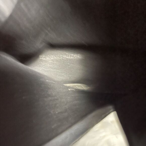 Naturalizer leather black suede wedge ankle boots side zipper rubber soles SZ11M - Picture 9 of 10